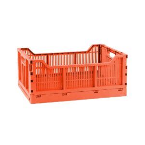 Foldable Plastic Box Orange - For Home 17lt 40x30x17cm 4317