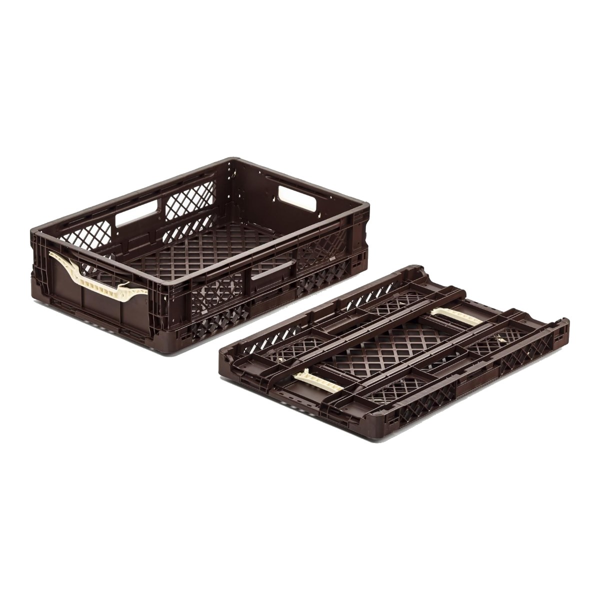 Foldable Collapsible Clever Fresh Box advance Brown 59,6x39,6x15,35cm