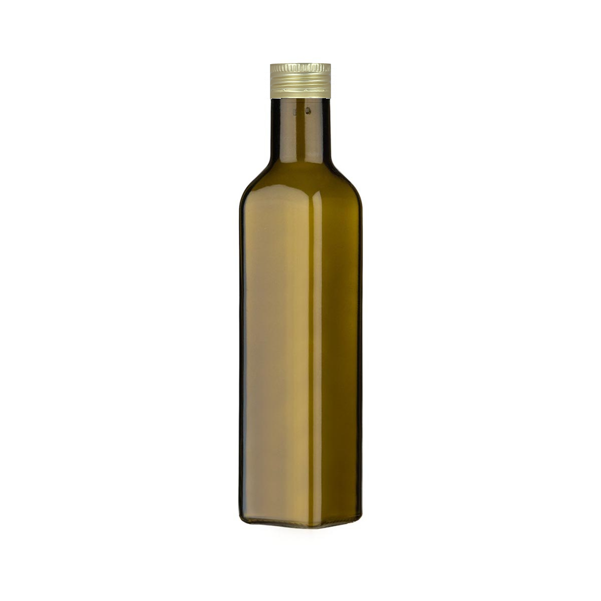 Bottle Marasca Dark Green 250ml with gold screw cap 31.5x18mm