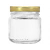 Glass jar Vaso CEE STD 106ml with gold twist-off cap T-53