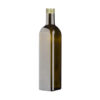Bottle Marasca Dark Green 1000ml with gold screw cap 31.5x18mm