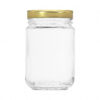 Glass jar Vaso CEE STD 156ml with gold twist-off cap T-53