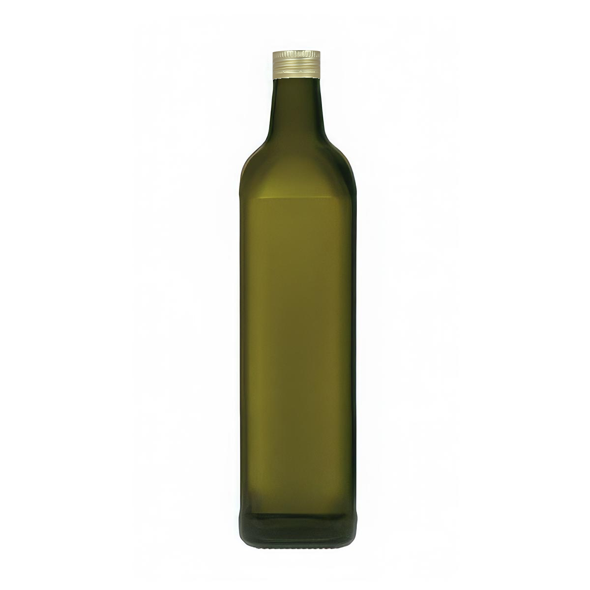 Bottle Marasca Dark Green 750ml with gold screw cap 31.5x18mm