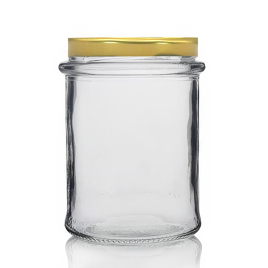 Glass jar Liguria 212ml with gold twist-off cap T-63