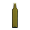 Bottle Olio Marasca Dark Green 500ml with gold screw cap 31.5x18mm