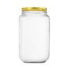 Glass jar Vaso CEE STD 580ml with gold twist-off cap T-70