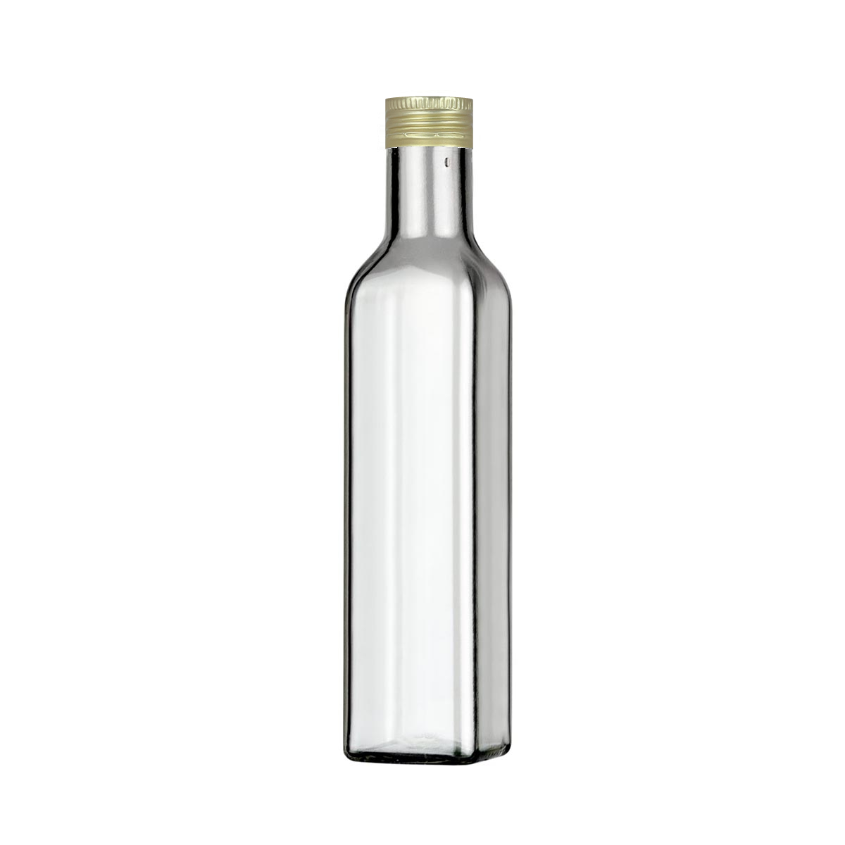 Bottle OLIO MARASCA White 250ml with gold screw cap 31.5x18mm