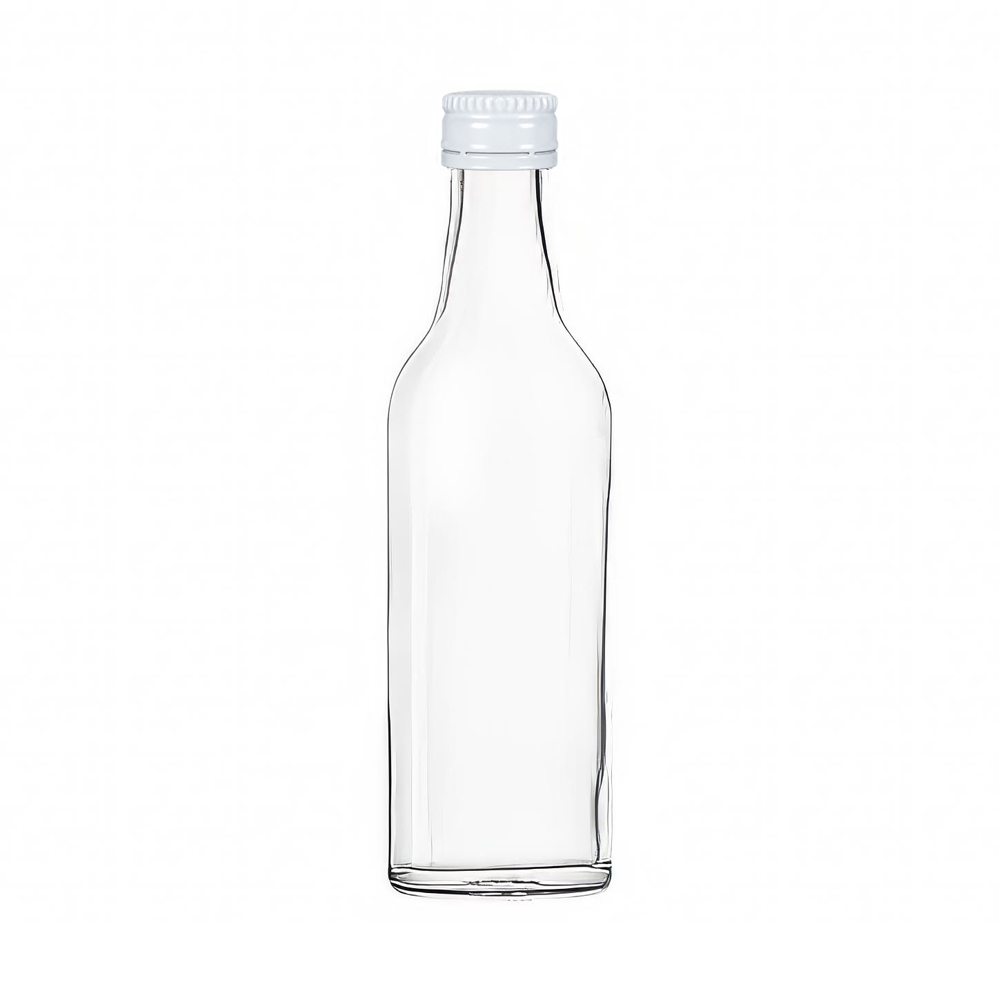 Bottle But.Osta Mini Ouzo White 50ml with white screw cap 18x12mm