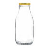 Glass jar Succo 250ml with gold twist-off cap T-43