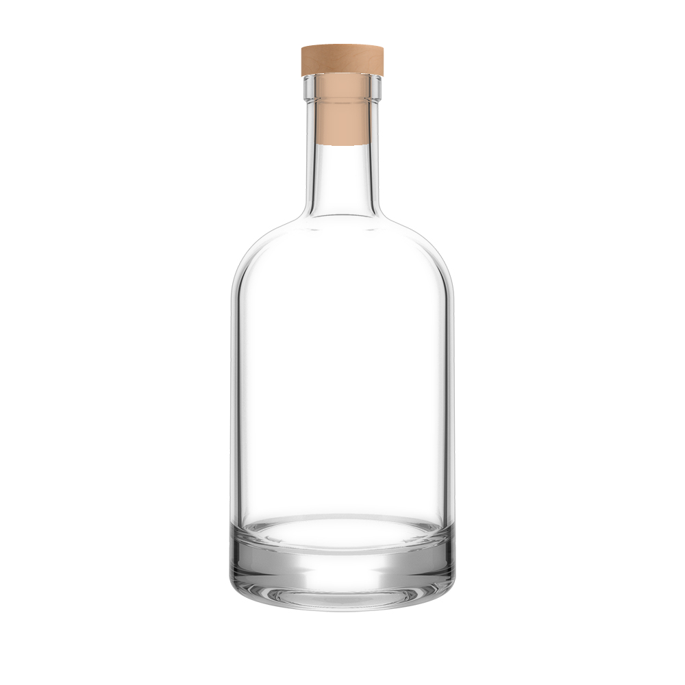 Bottle RDB White - 200ml with synthetic stopper 19mm