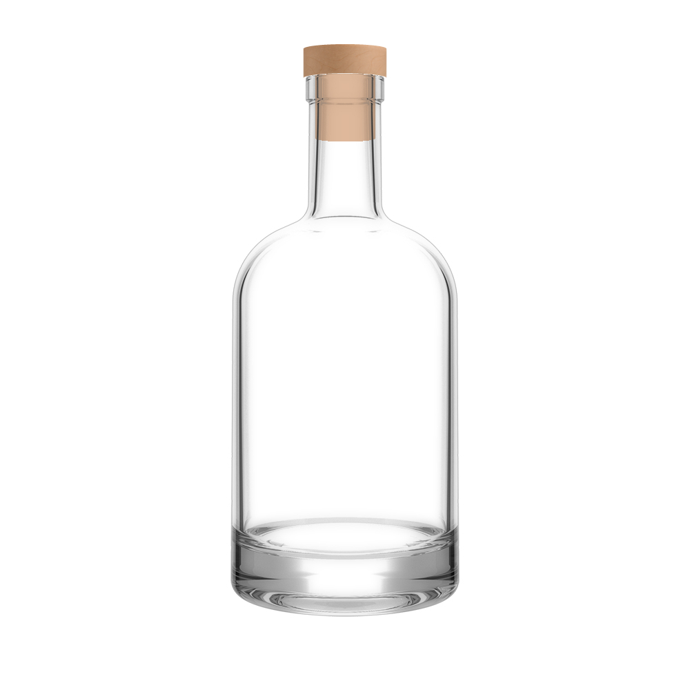 Bottle RDB White - 750ml with synthetic stopper 22.5x23mm