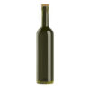 Bottle Bord EUROPEA ECOVA FP Dark Green 750ml with synthetic stopper 18.5mm