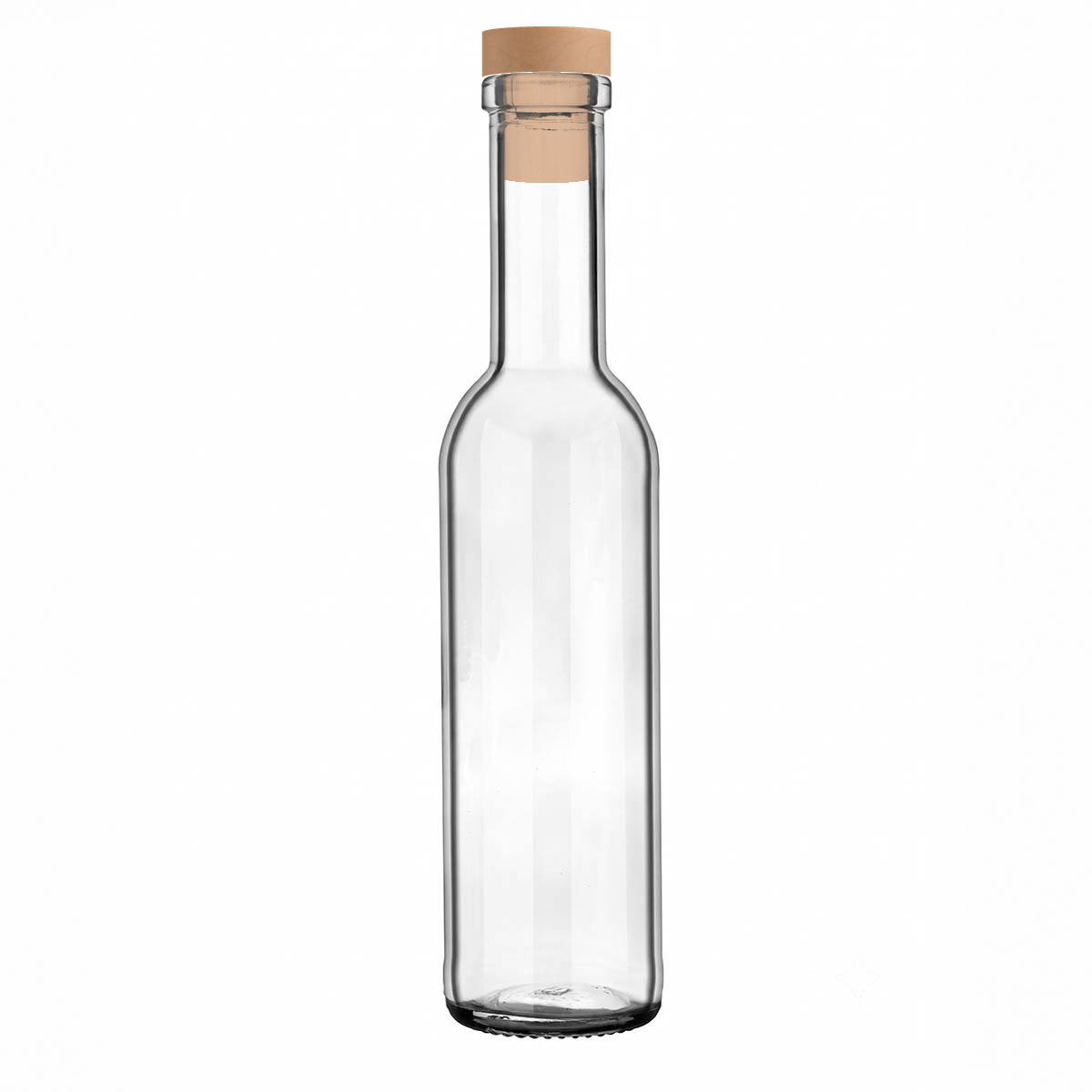 Bottle Larisa Cork White 200ml with synthetic stopper 19.5x22mm