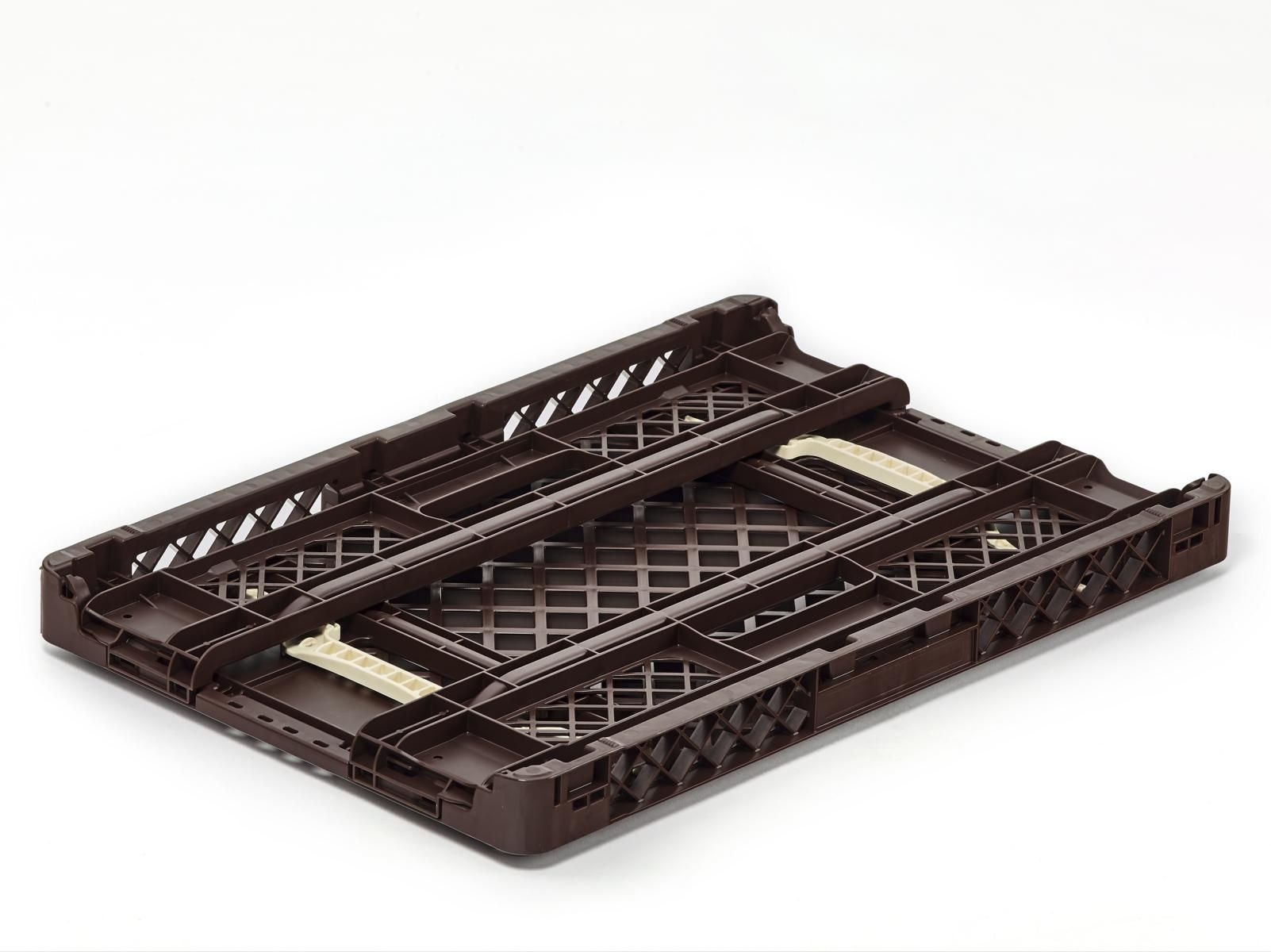 Foldable Collapsible Clever Fresh Box advance Brown 59,6x39,6x15,35cm - Image 3