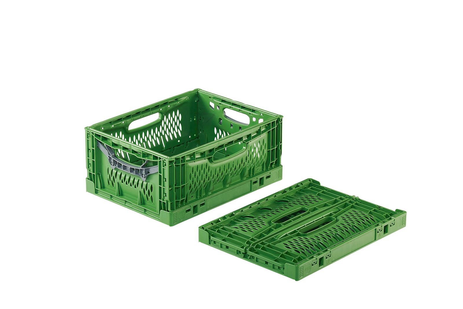 Foldable Collapsible Clever Fresh Box advance Green 40x30x18cm - Image 1