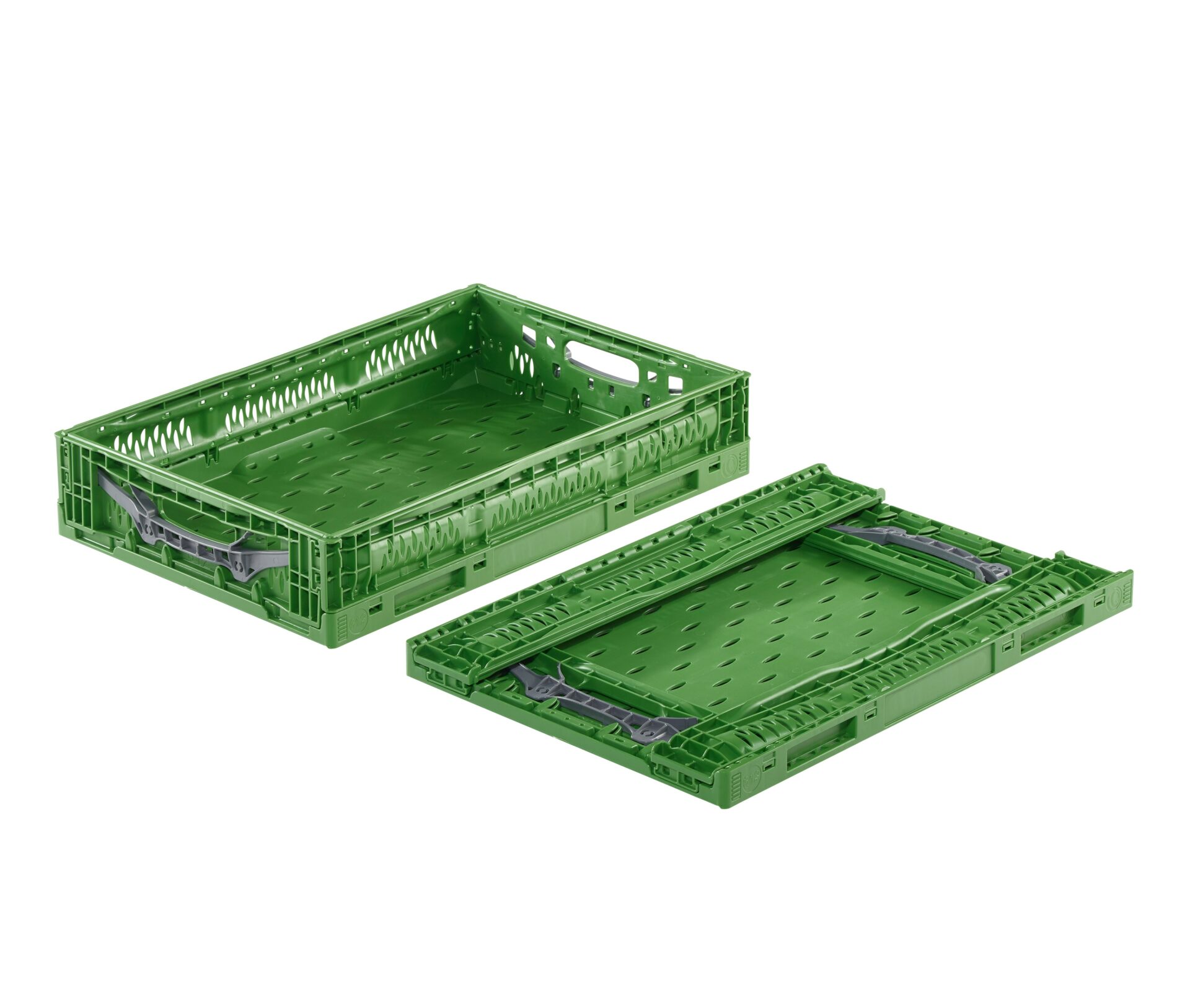 Foldable Collapsible Clever Fresh Box advance Green 60x40x12cm - Image 1