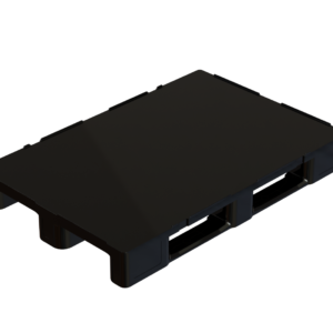 Black Plastic Pallet vario1208M basic 1200x800x148mm
