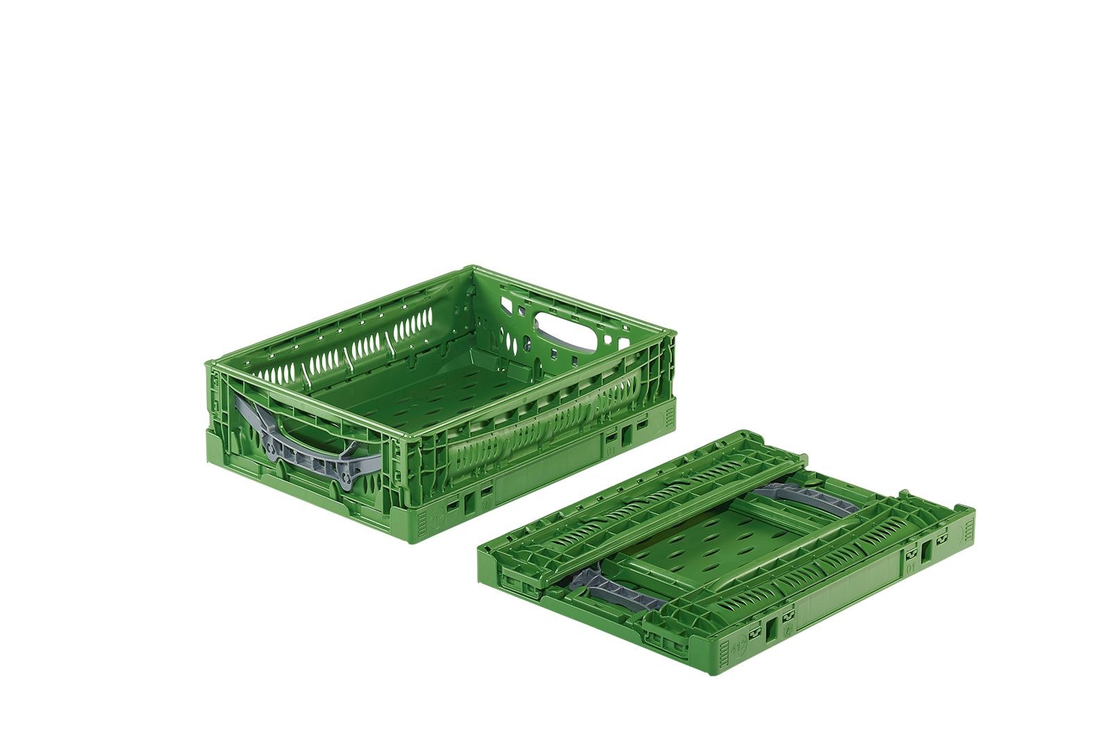 Foldable Collapsible Clever Fresh Box advance Green 40x30x12cm - Image 1